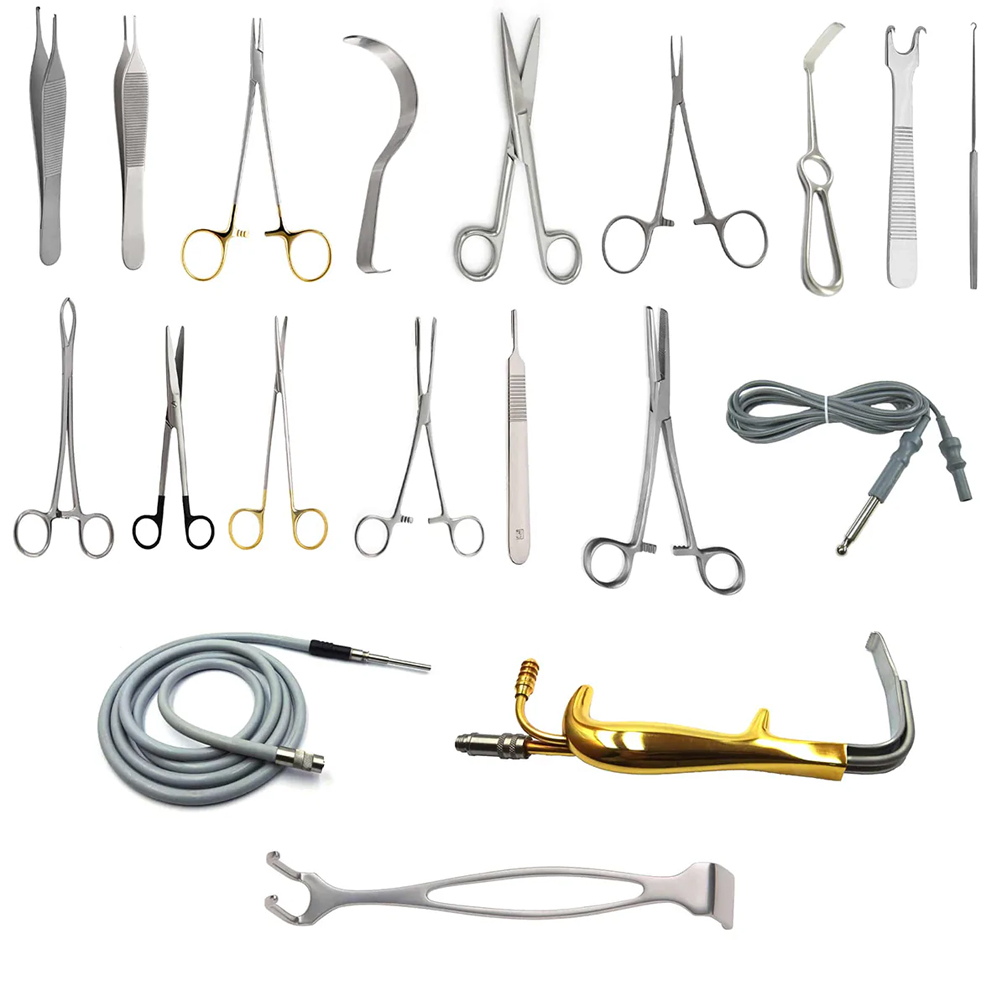 Basic Plastic Surgery Instrument Set